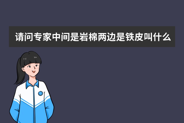 请问专家中间是岩棉两边是铁皮叫什么是防火板还是隔音板、