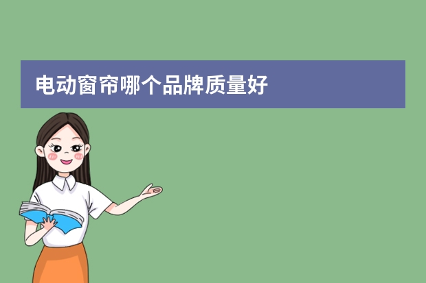 电动窗帘哪个品牌质量好