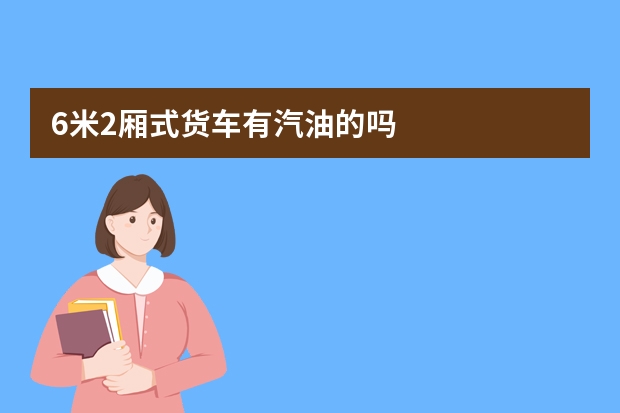 6米2厢式货车有汽油的吗