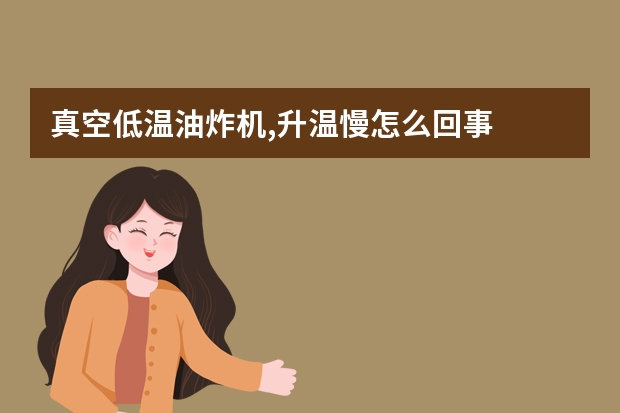 真空低温油炸机,升温慢怎么回事