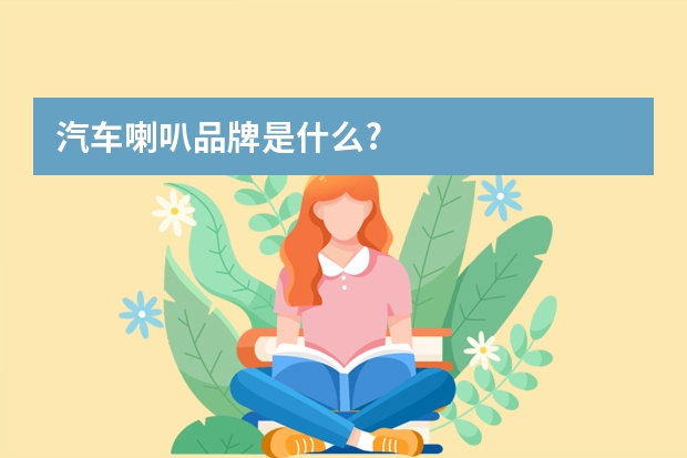 汽车喇叭品牌是什么?