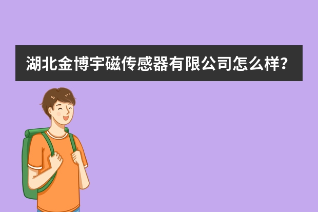 湖北金博宇磁传感器有限公司怎么样？