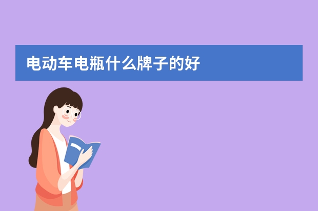 电动车电瓶什么牌子的好