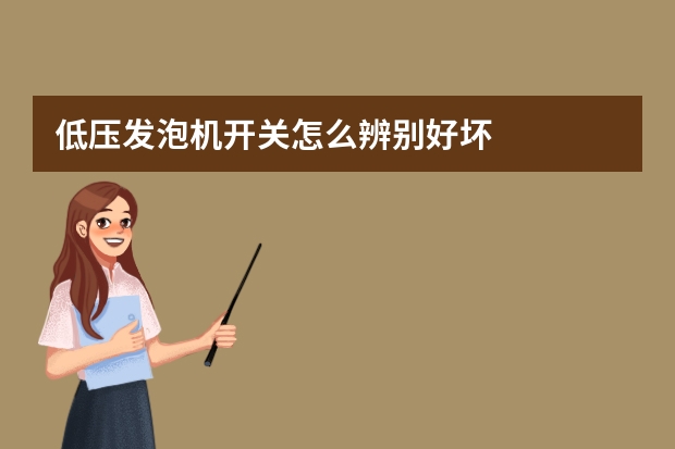 低压发泡机开关怎么辨别好坏