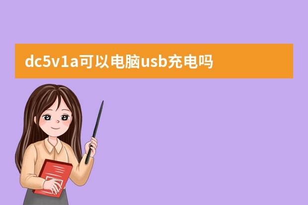 dc5v1a可以电脑usb充电吗