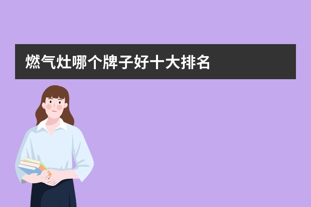 燃气灶哪个牌子好十大排名
