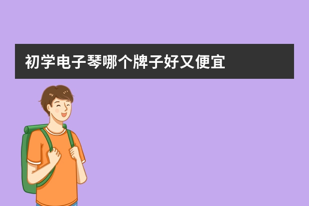 初学电子琴哪个牌子好又便宜