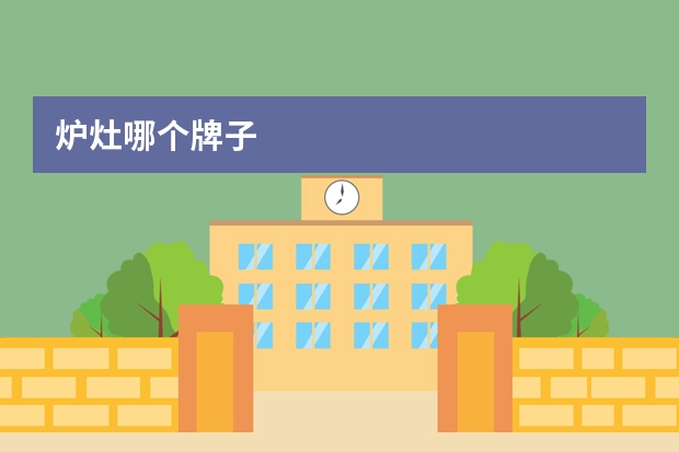 炉灶哪个牌子