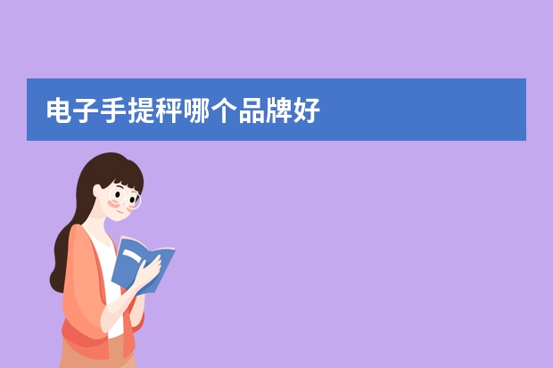 电子手提秤哪个品牌好