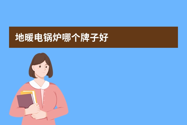 地暖电锅炉哪个牌子好