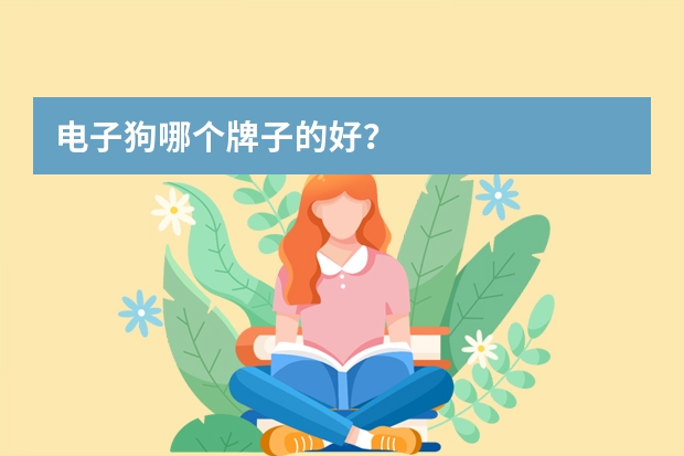 电子狗哪个牌子的好？