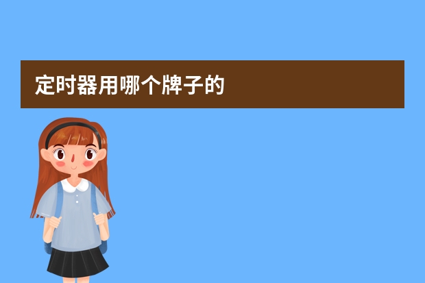 定时器用哪个牌子的