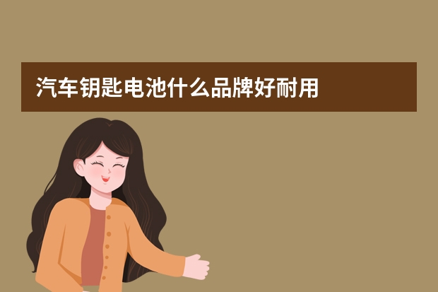 汽车钥匙电池什么品牌好耐用