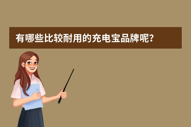有哪些比较耐用的充电宝品牌呢？