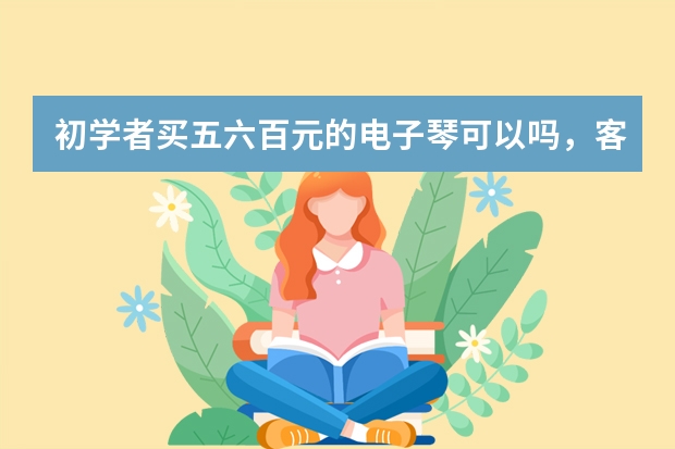 初学者买五六百元的电子琴可以吗，客观解答