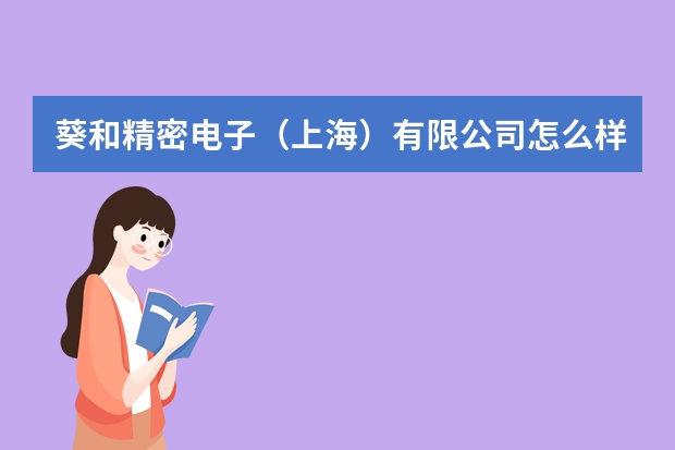 葵和精密电子（上海）有限公司怎么样？