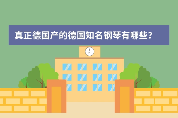 真正德国产的德国知名钢琴有哪些？