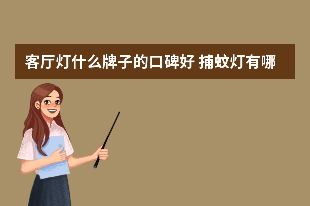 客厅灯什么牌子的口碑好 捕蚊灯有哪些牌子
