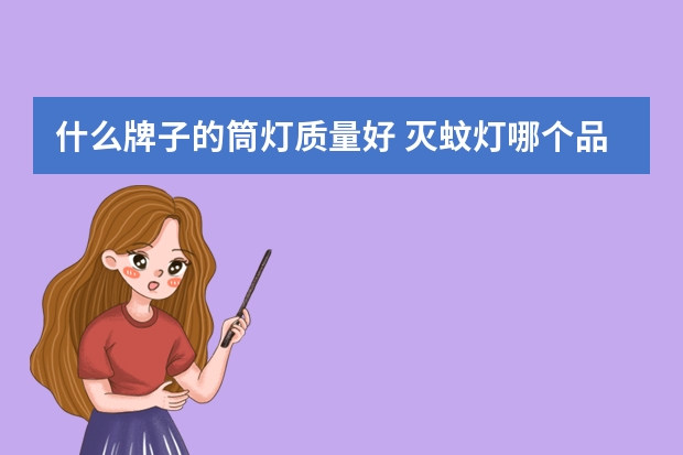 什么牌子的筒灯质量好 灭蚊灯哪个品牌最好