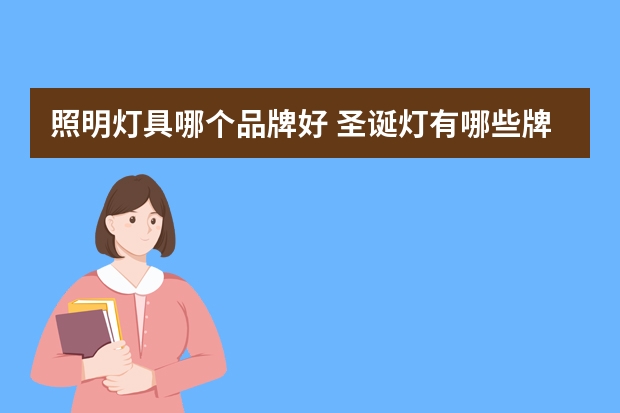 照明灯具哪个品牌好 圣诞灯有哪些牌子