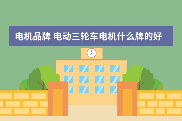 电机品牌 电动三轮车电机什么牌的好