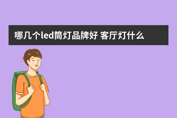 哪几个led筒灯品牌好 客厅灯什么牌子的口碑好