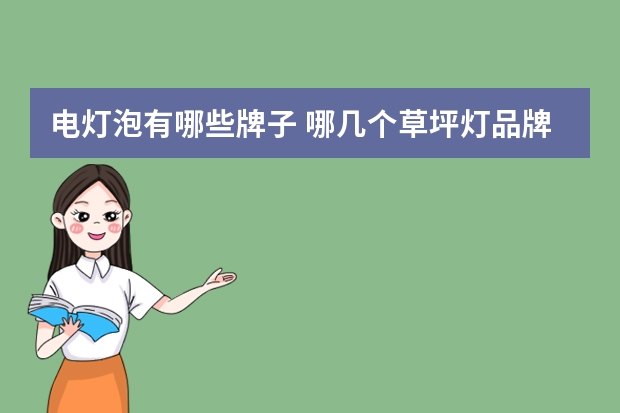 电灯泡有哪些牌子 哪几个草坪灯品牌好