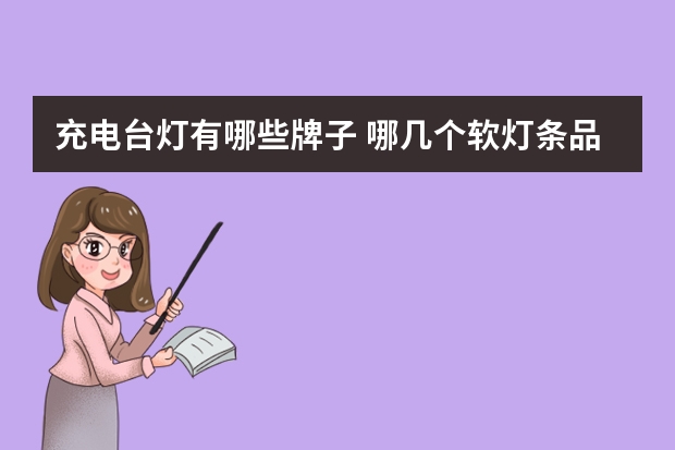 充电台灯有哪些牌子 哪几个软灯条品牌好