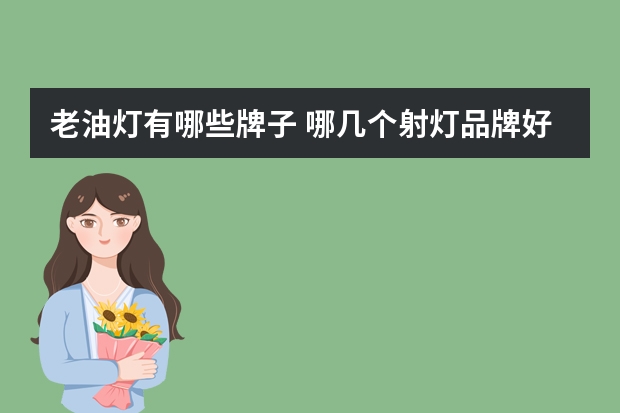 老油灯有哪些牌子 哪几个射灯品牌好