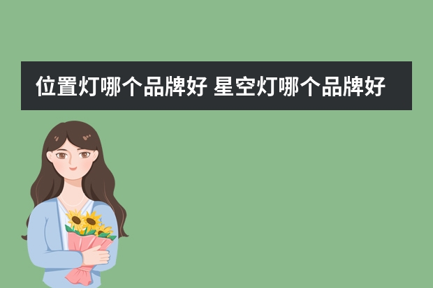 位置灯哪个品牌好 星空灯哪个品牌好
