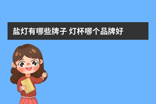 盐灯有哪些牌子 灯杯哪个品牌好