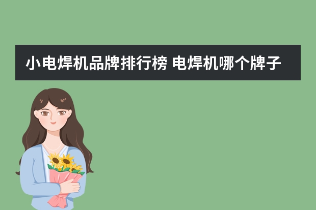 小电焊机品牌排行榜 电焊机哪个牌子好？求推荐