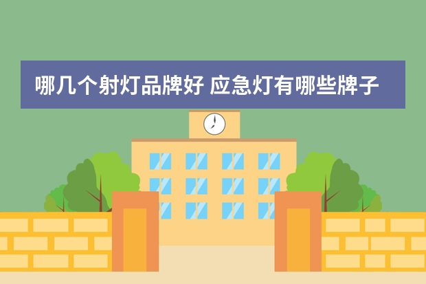 哪几个射灯品牌好 应急灯有哪些牌子