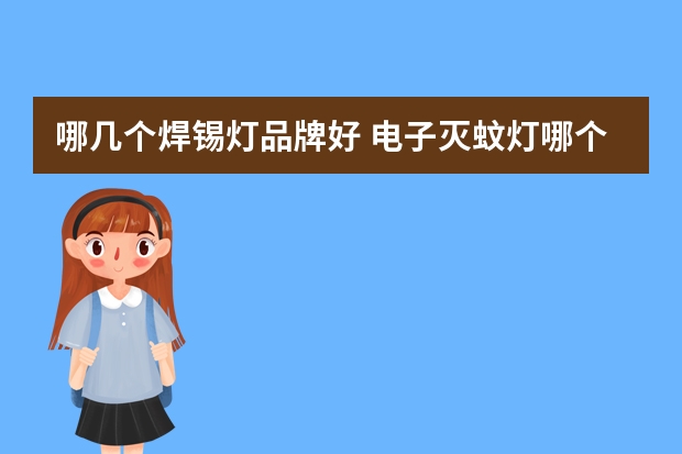 哪几个焊锡灯品牌好 电子灭蚊灯哪个品牌好