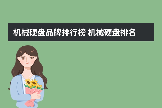 机械硬盘品牌排行榜 机械硬盘排名