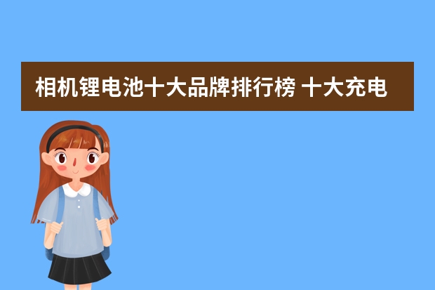 相机锂电池十大品牌排行榜 十大充电电池品牌 充电电池什么牌子的质量好