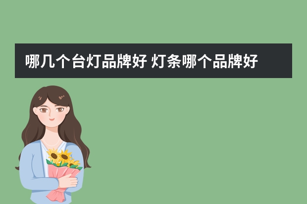 哪几个台灯品牌好 灯条哪个品牌好