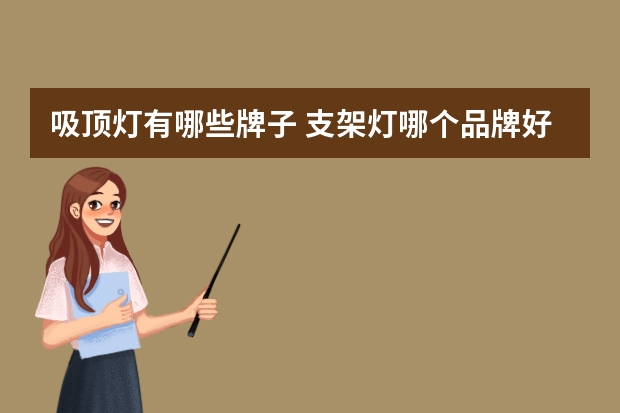 吸顶灯有哪些牌子 支架灯哪个品牌好