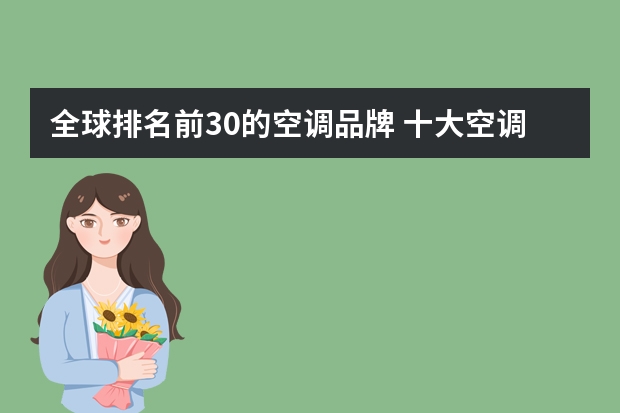 全球排名前30的空调品牌 十大空调品牌质量排行