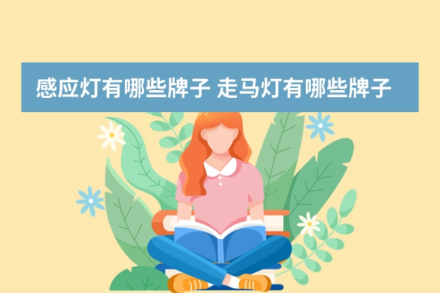 感应灯有哪些牌子 走马灯有哪些牌子