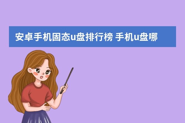 安卓手机固态u盘排行榜 手机u盘哪个牌子最好
