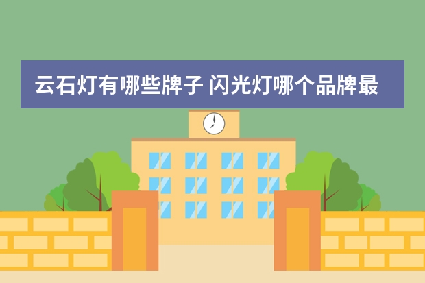 云石灯有哪些牌子 闪光灯哪个品牌最好