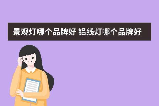 景观灯哪个品牌好 铝线灯哪个品牌好