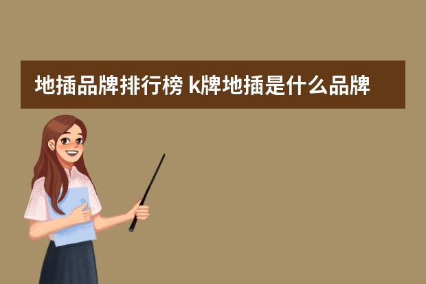 地插品牌排行榜 k牌地插是什么品牌