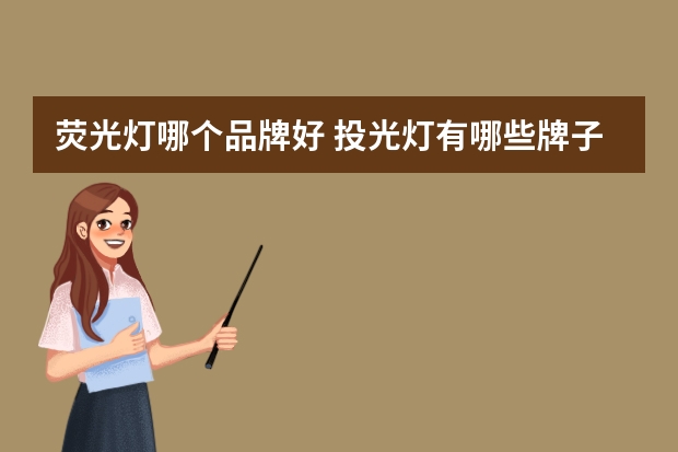 荧光灯哪个品牌好 投光灯有哪些牌子