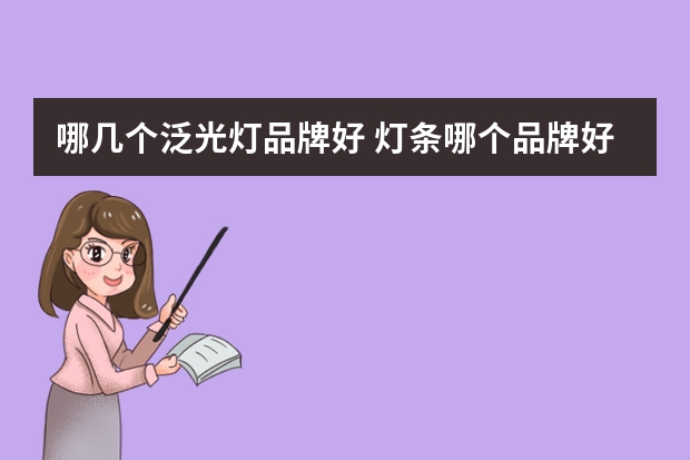 哪几个泛光灯品牌好 灯条哪个品牌好