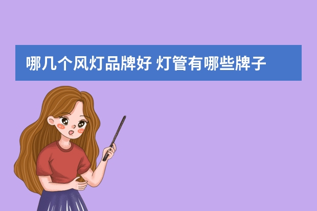 哪几个风灯品牌好 灯管有哪些牌子