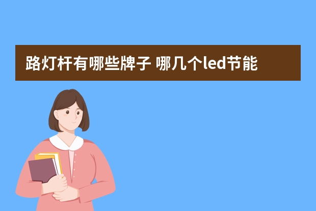 路灯杆有哪些牌子 哪几个led节能灯品牌好