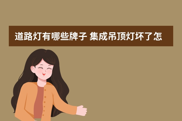 道路灯有哪些牌子 集成吊顶灯坏了怎么换