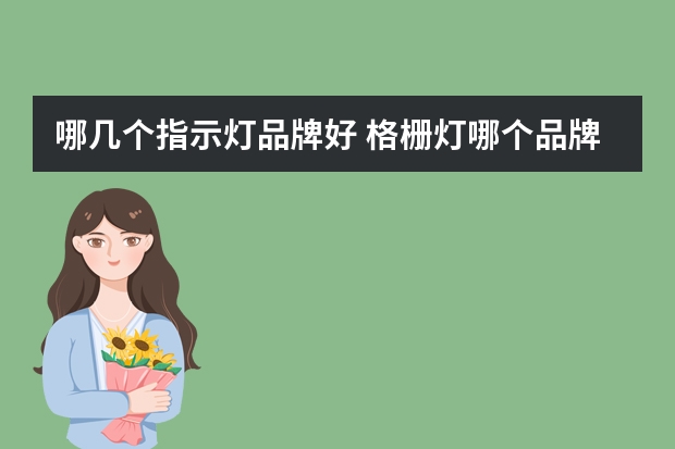 哪几个指示灯品牌好 格栅灯哪个品牌好